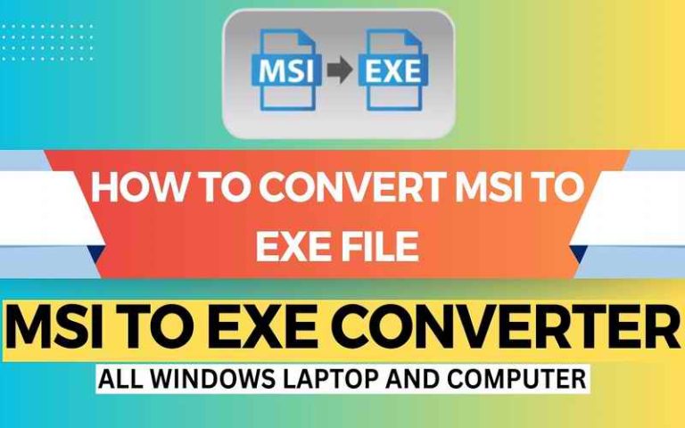 ULTIMATE MSI TO EXE CONVERTER