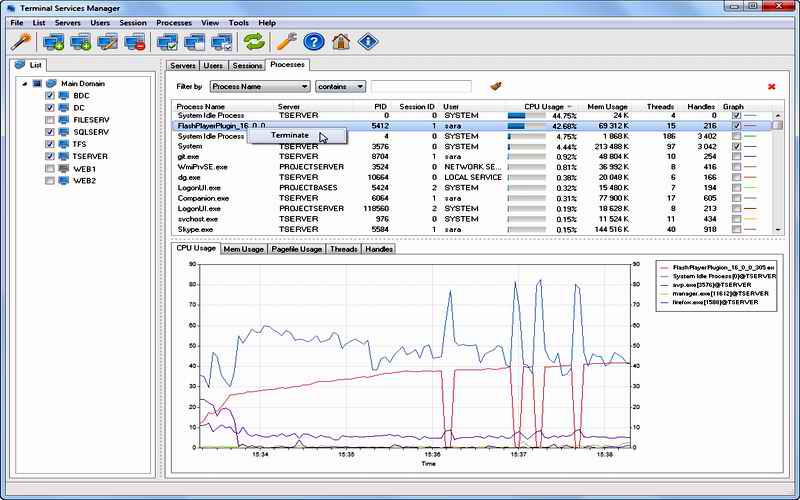 LIZARD SYSTEMS TERMINAL SERVICES MANAGER