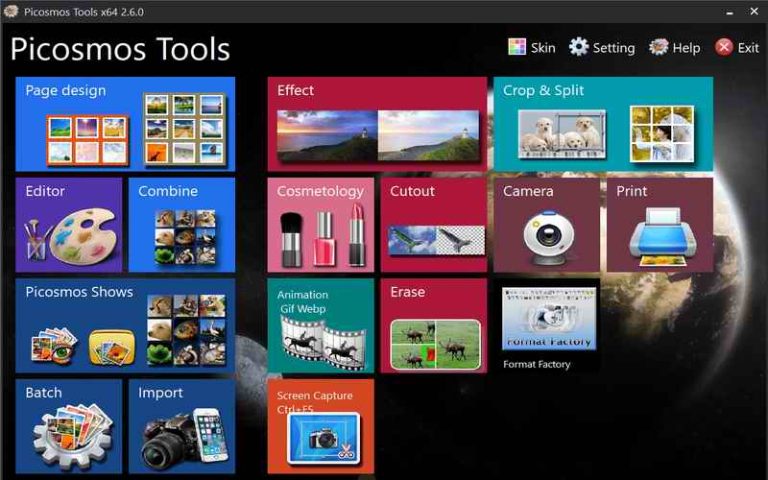 PICOSMOS PICTURE TOLS