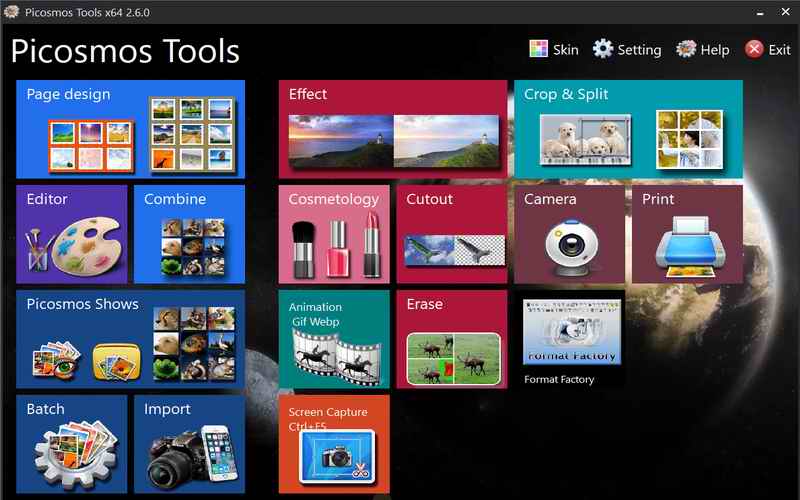 PICOSMOS PICTURE TOLS