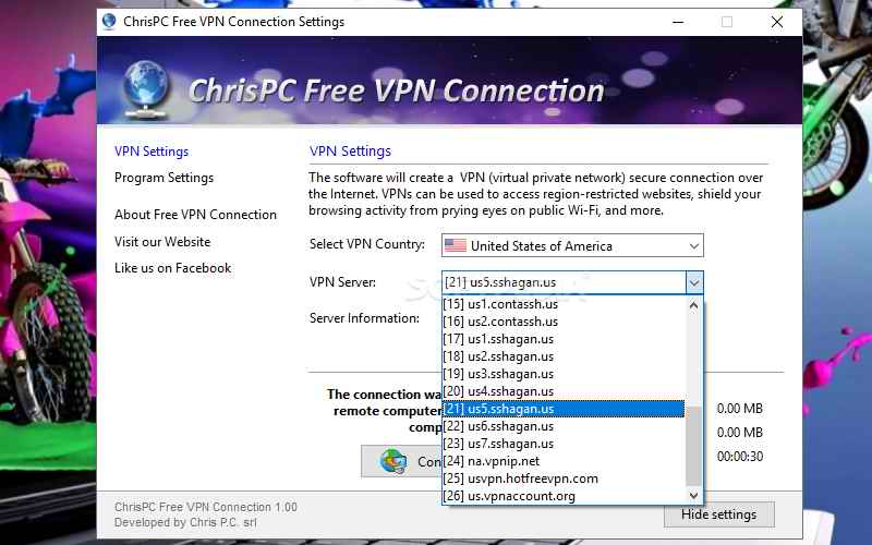 CHRISPC FRE VPN CONECTION
