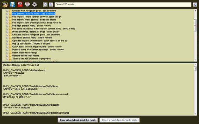 MAJOR GEKS WINDOWS TWEAKS