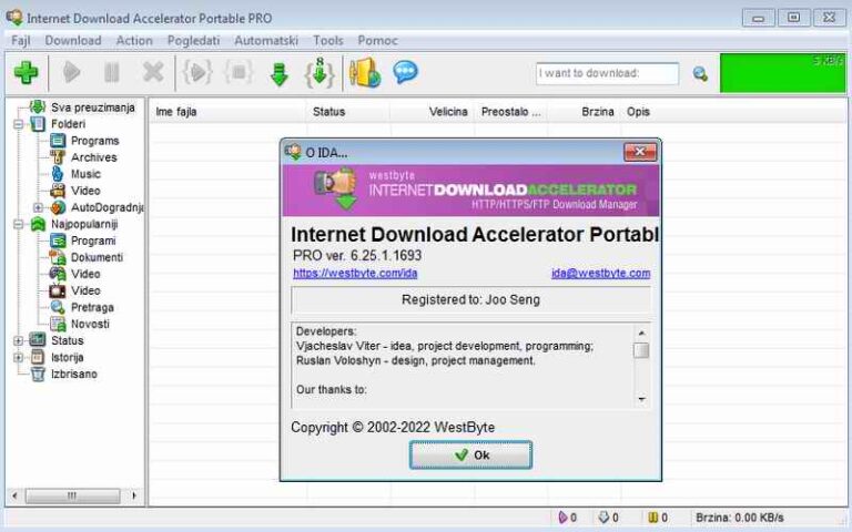 INTERNET DOWNLOAD ACELERATOR PORTABLE