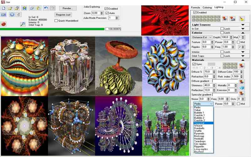 JULIA FRACTAL EXPLORER